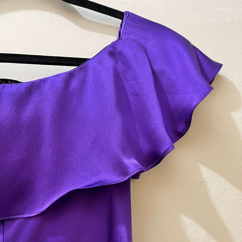DANNIJO Off the Shoulder Dress in Violet, Size XS - Picture 13 of 16
